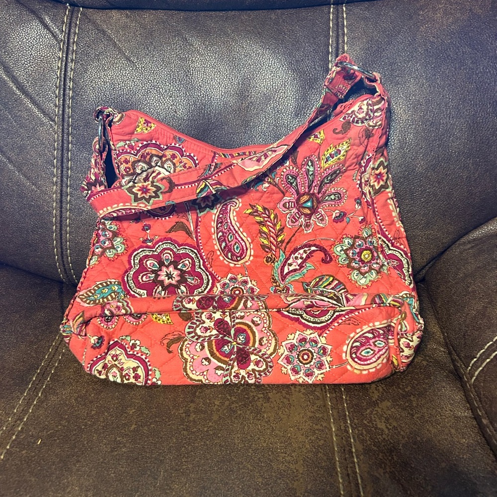 Vera Bradley Red Floral Shoulder Bag
